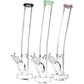 Classic Bent Neck Straight Tube Glass Water Pipe | 14mm F | Colors Vary