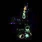 420 Alien Glow In The Dark Glass Dab Rig - 6.5" / 14mm F