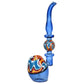 2CT BOX - Wig Wag Straight Sherlock Glass Bubbler - 7"