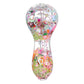 Pastel Paradise Glow Beads Glycerin Glass Hand Pipe - 3.75" / Designs Vary