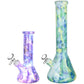 SeshGear Marbled Beaker Glass Water Pipe - 13" / 14mm F / Colors Vary