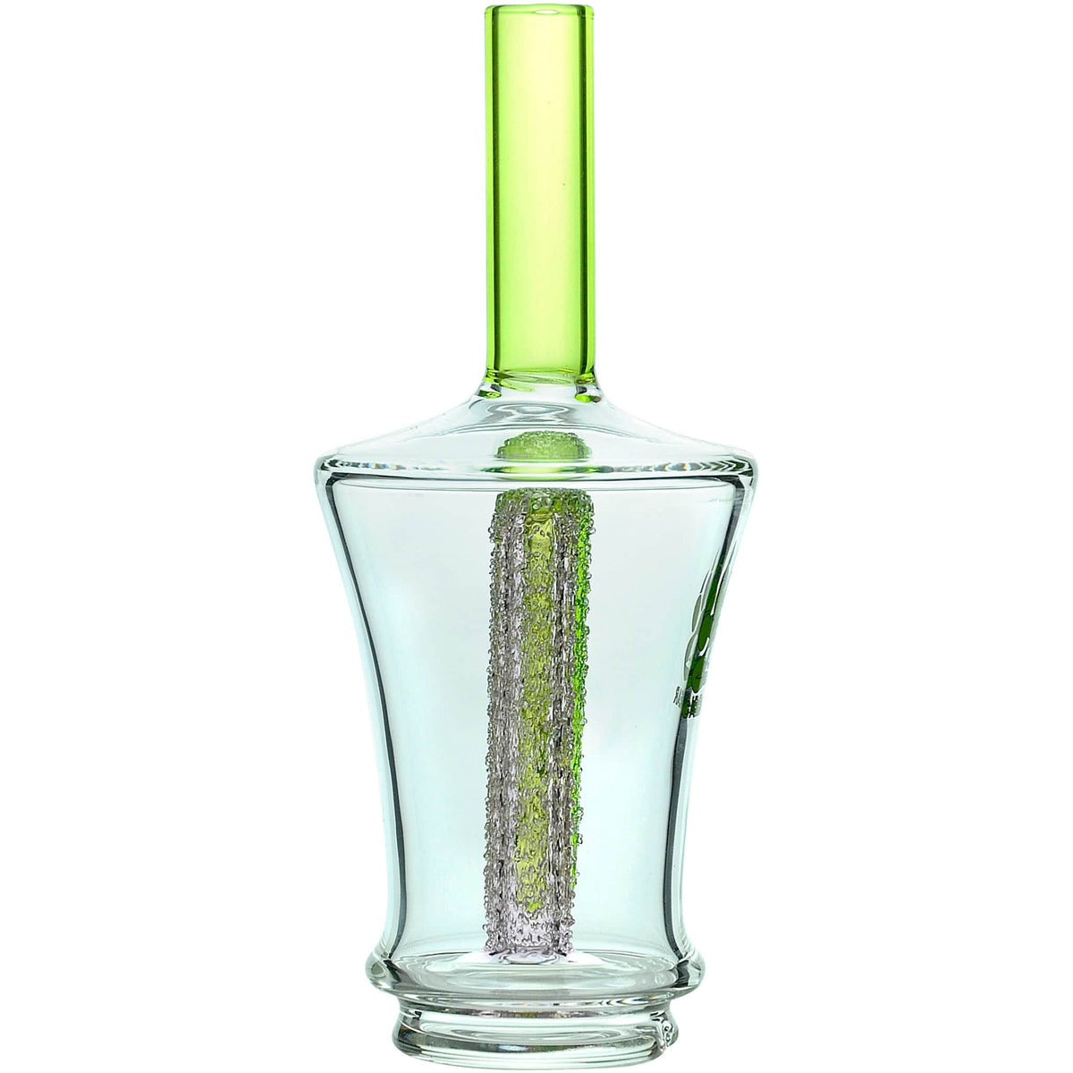 Calibear Encased Recycler Glass Attachment for Puffco Peak OG & Pro | 5.9" Pinhole Perc Replacement Top