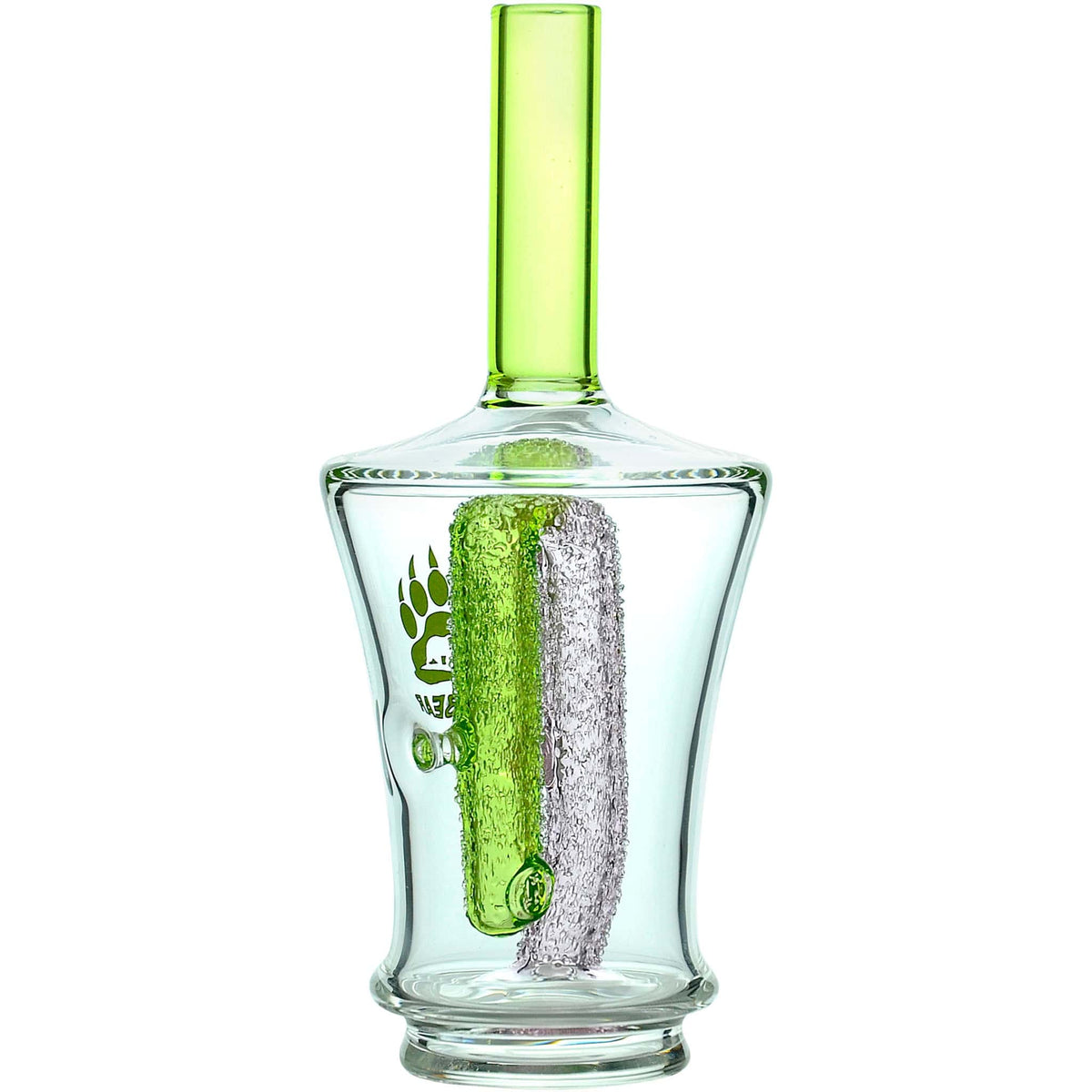 Calibear Encased Recycler Glass Attachment for Puffco Peak OG & Pro | 5.9" Pinhole Perc Replacement Top