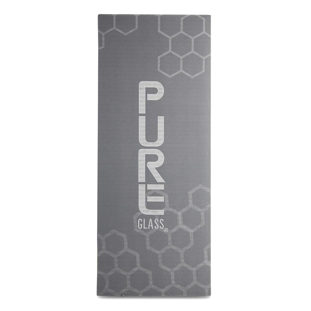 Pure Glass - 12" - Grid Gatling Beaker - Male - Clear (WPPU-05958)