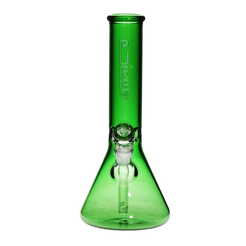 Pure Glass - 12" 50mm x 5mm - Beaker - Green (WPPU-00063)