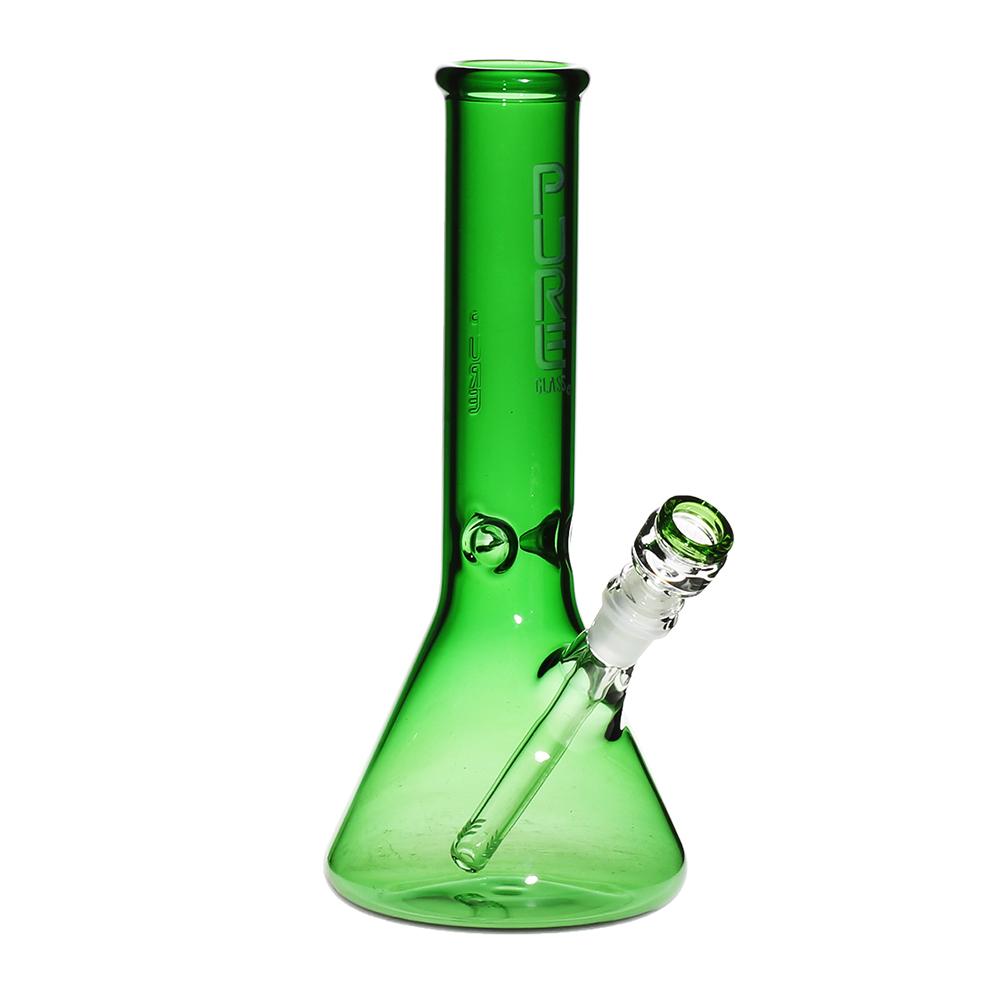 Pure Glass - 12" 50mm x 5mm - Beaker - Green (WPPU-00063)