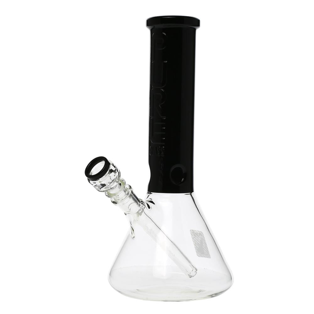 Pure Glass - 12" Insight 3D Beaker - Clear & Black (WPPU-20004-BK)