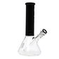Pure Glass - 12" Insight 3D Beaker - Clear & Black (WPPU-20004-BK)