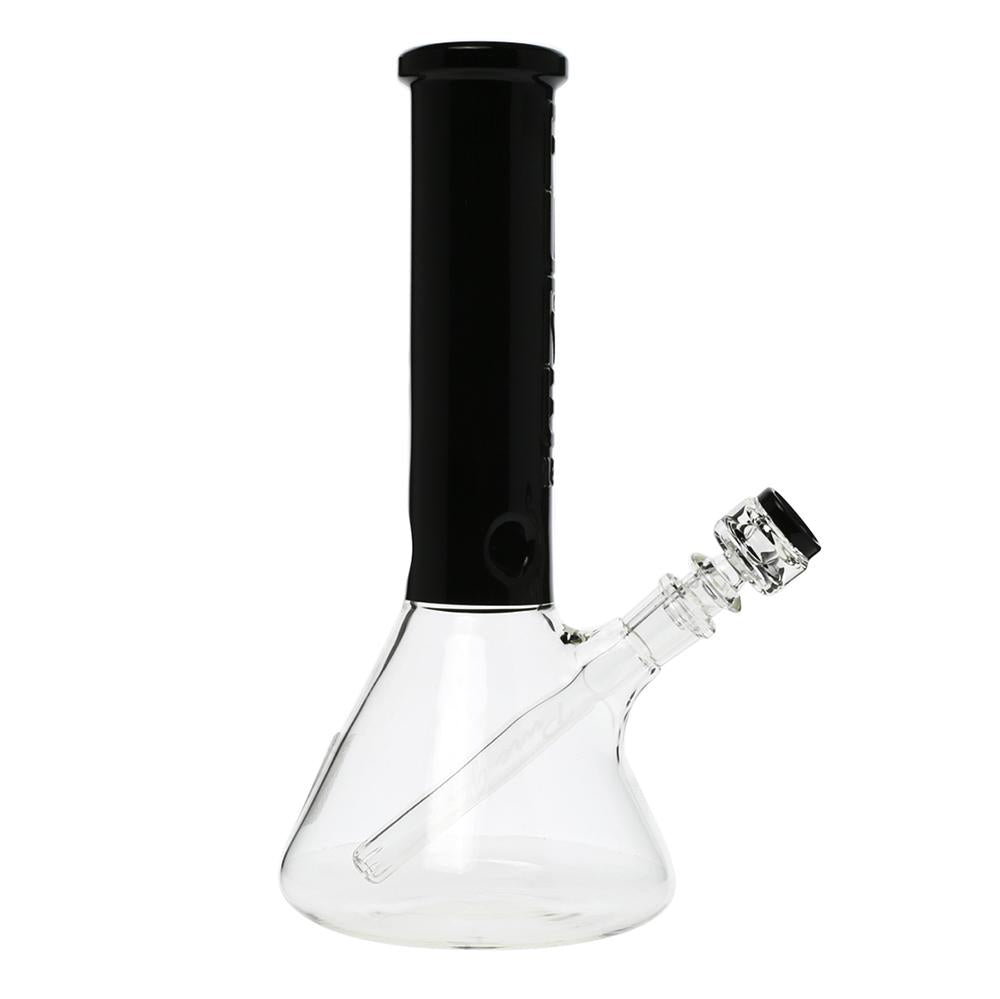 Pure Glass - 12" Insight 3D Beaker - Clear & Black (WPPU-20004-BK)