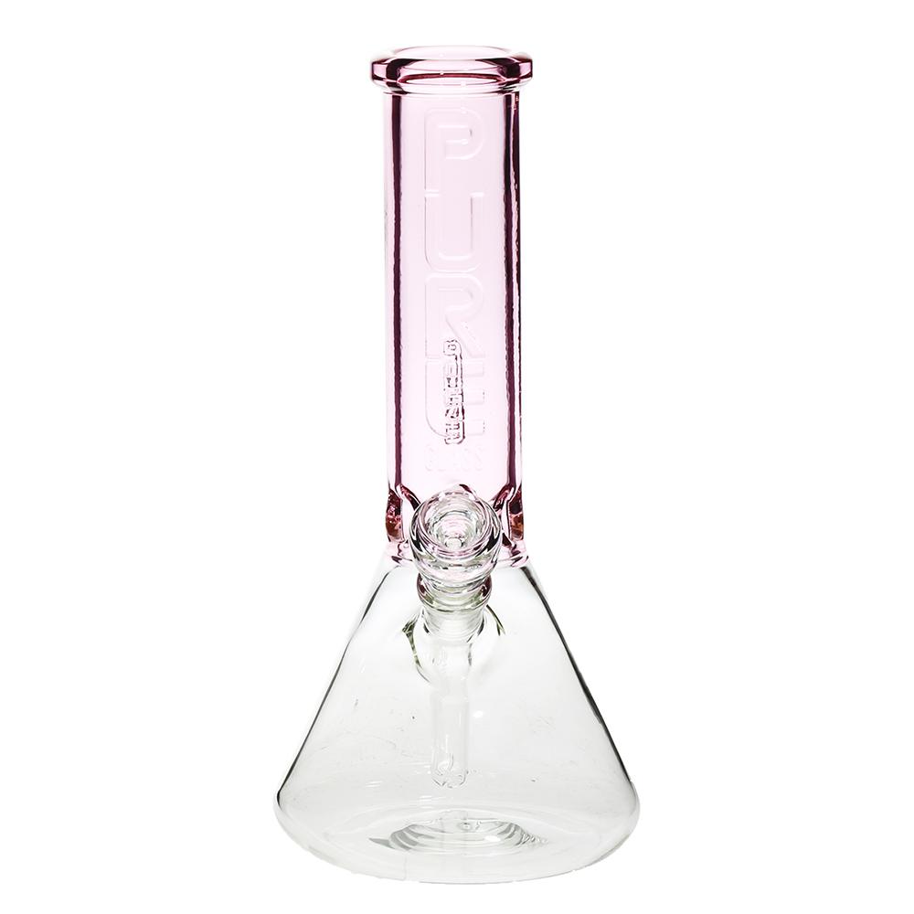 Pure Glass - 12" Insight 3D Beaker - Clear & Pink (WPPU-20004-PK)