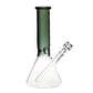 Pure Glass - 12" Insight 3D Beaker - Clear & Smoke Black (WPPU-20004-SB)
