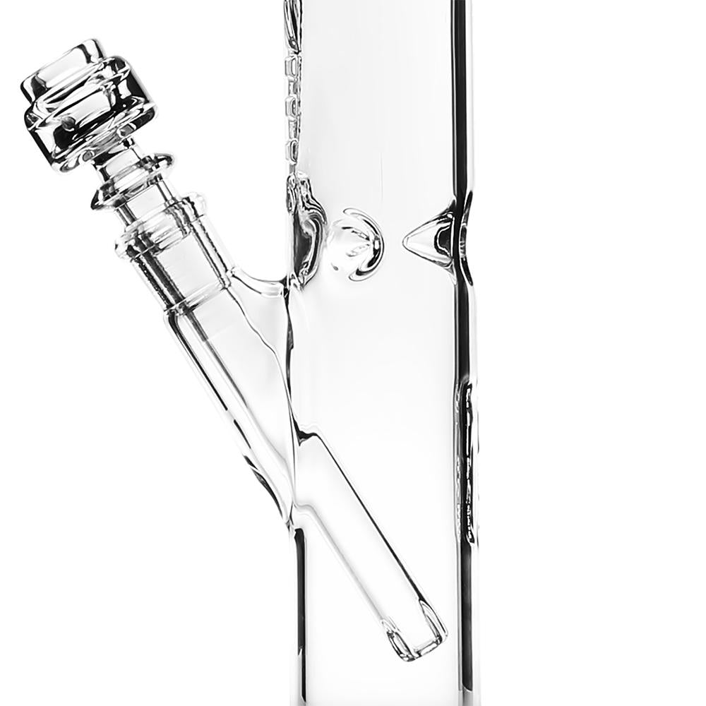 Pure Glass - 12" Insight 3D Straight - Clear (WPPU-20005-CR)