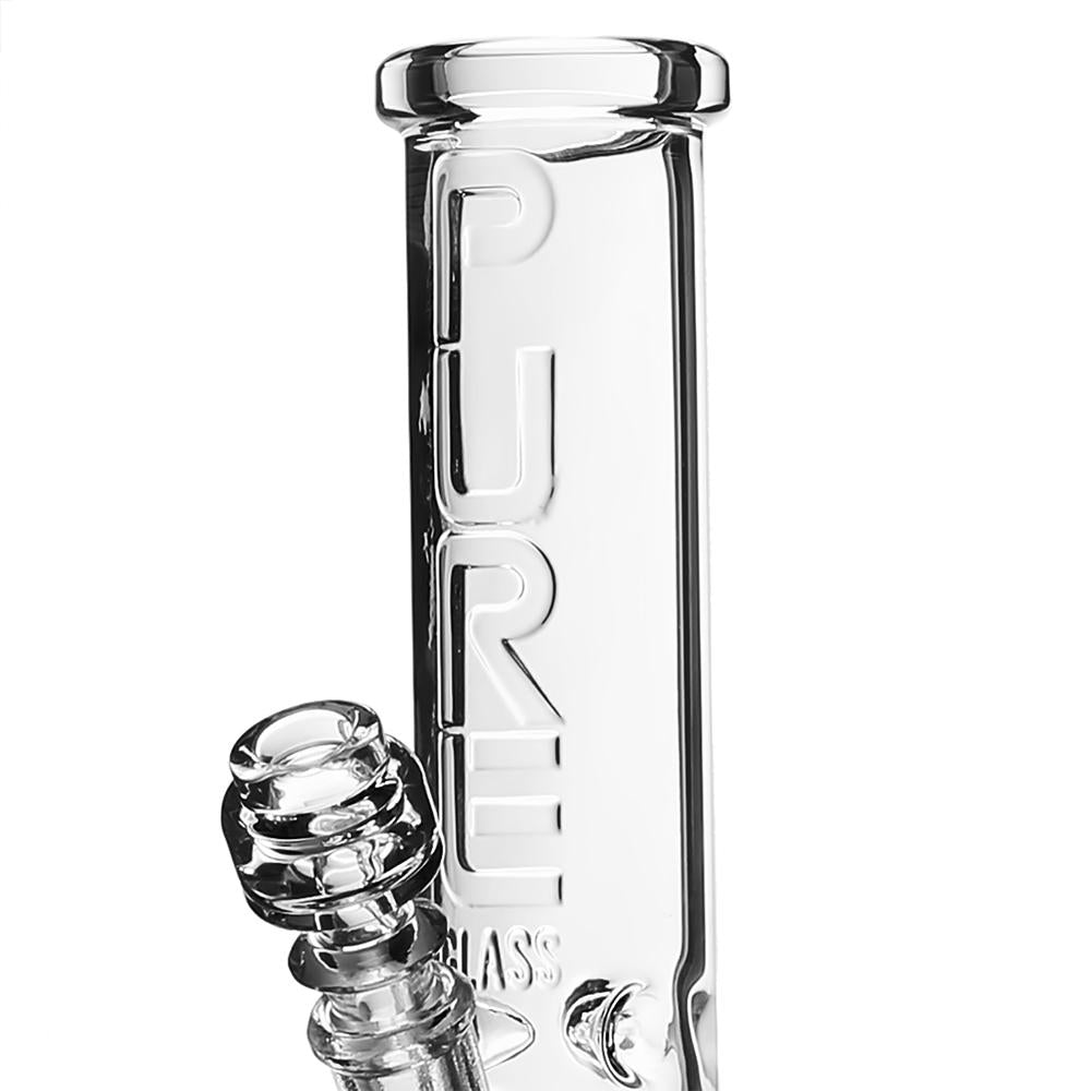 Pure Glass - 12" Insight 3D Straight - Clear (WPPU-20005-CR)
