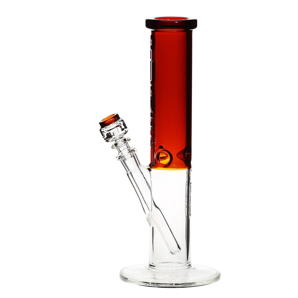 Pure Glass - 12" Insight 3D Straight - Clear & Amber (WPPU-20005-AM)
