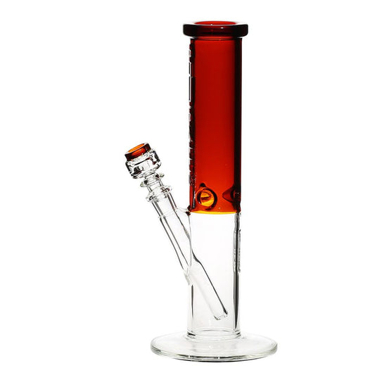 Pure Glass - 12" Insight 3D Straight - Clear & Amber (WPPU-20005-AM)