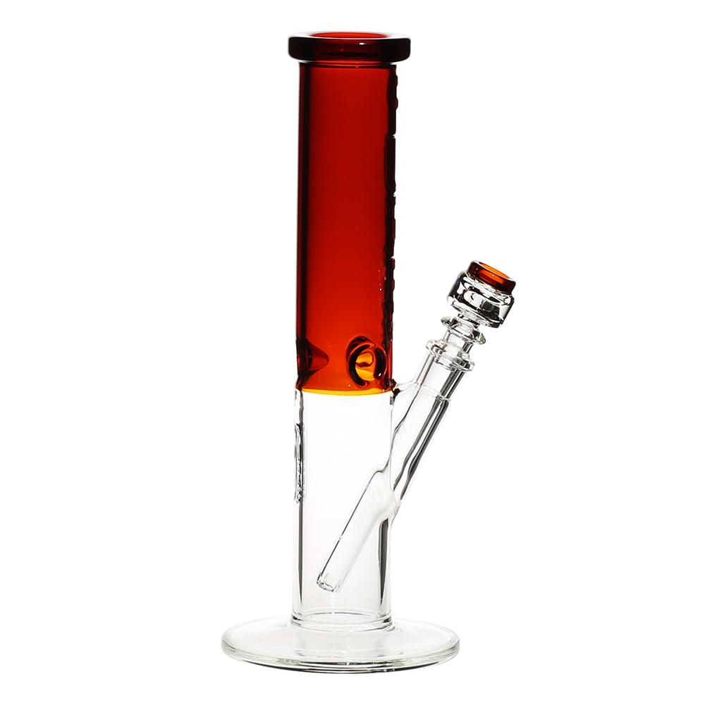 Pure Glass - 12" Insight 3D Straight - Clear & Amber (WPPU-20005-AM)