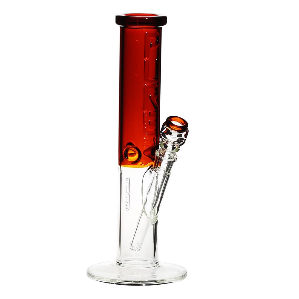 Pure Glass - 12" Insight 3D Straight - Clear & Amber (WPPU-20005-AM)