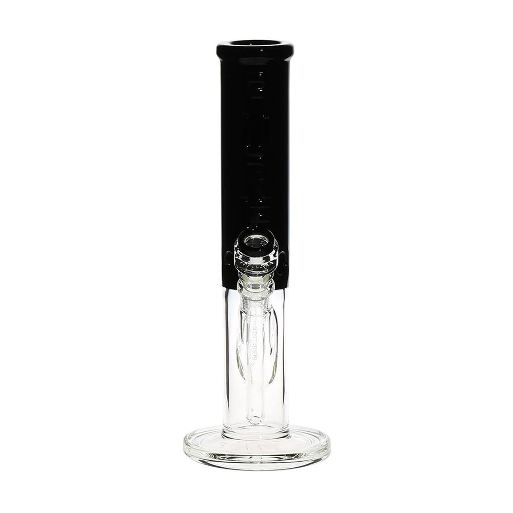 Pure Glass - 12" Insight 3D Straight - Clear & Black (WPPU-20005-BK)