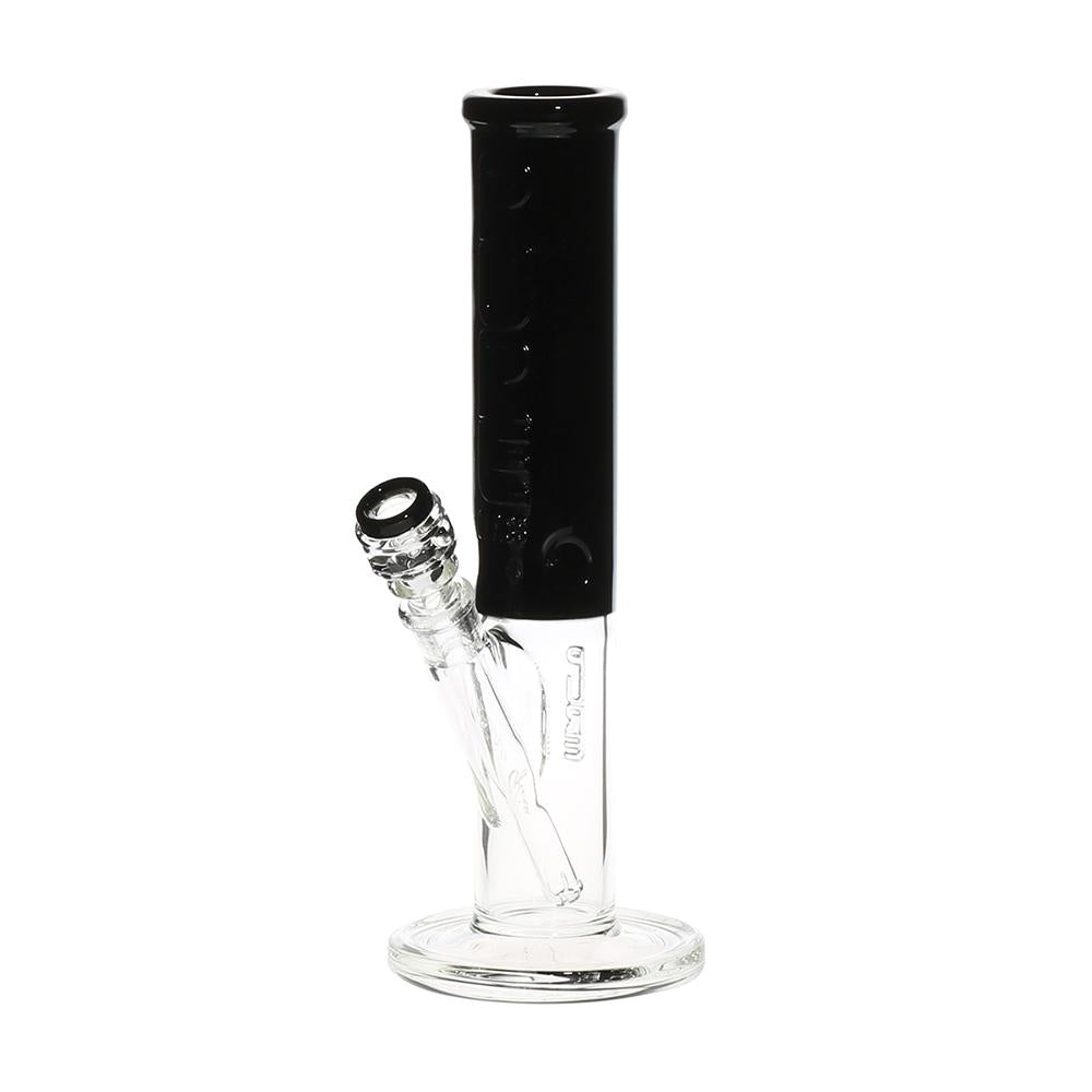 Pure Glass - 12" Insight 3D Straight - Clear & Black (WPPU-20005-BK)