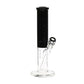 Pure Glass - 12" Insight 3D Straight - Clear & Black (WPPU-20005-BK)