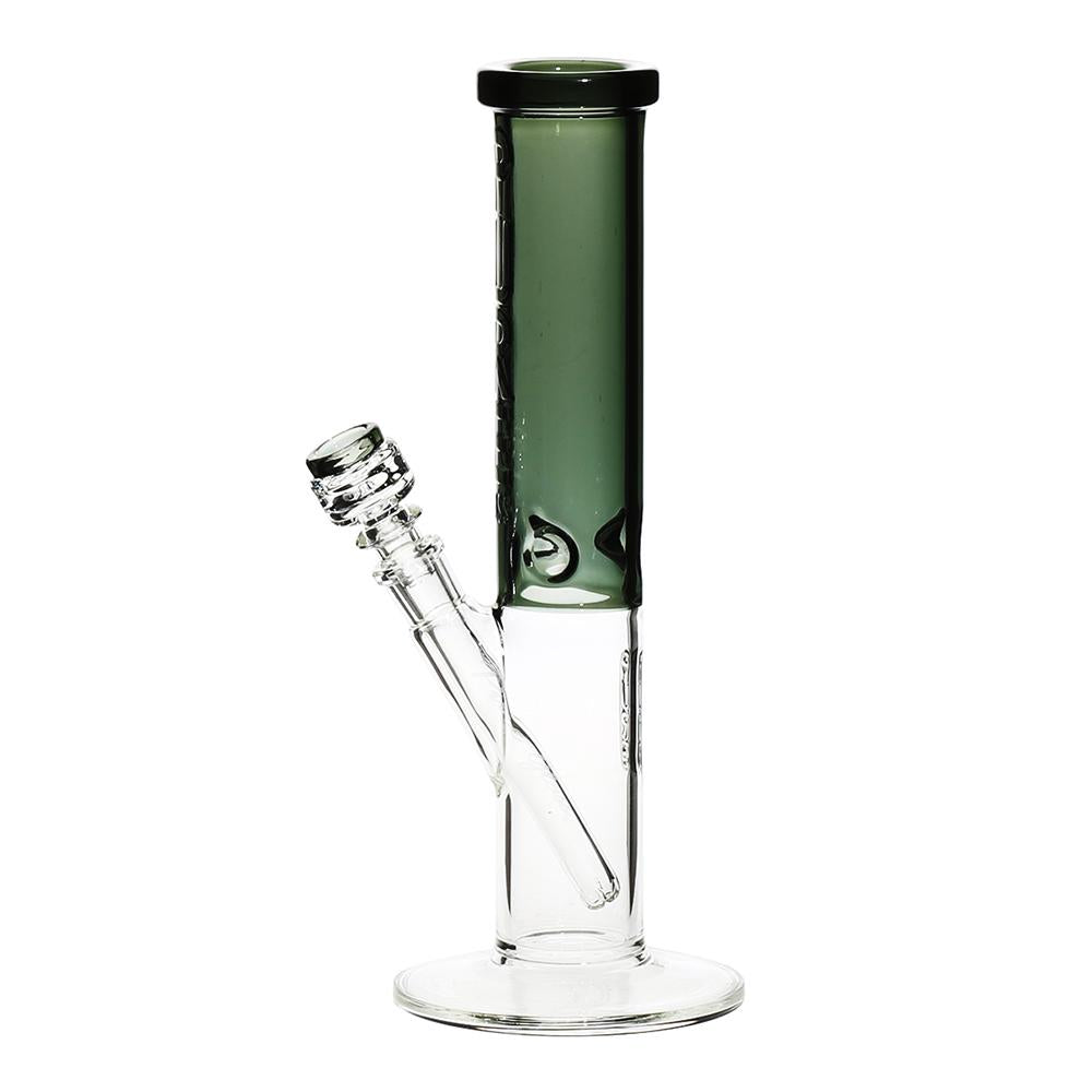 Pure Glass - 12" Insight 3D Straight - Clear & Smoke Black (WPPU-20005-SB)