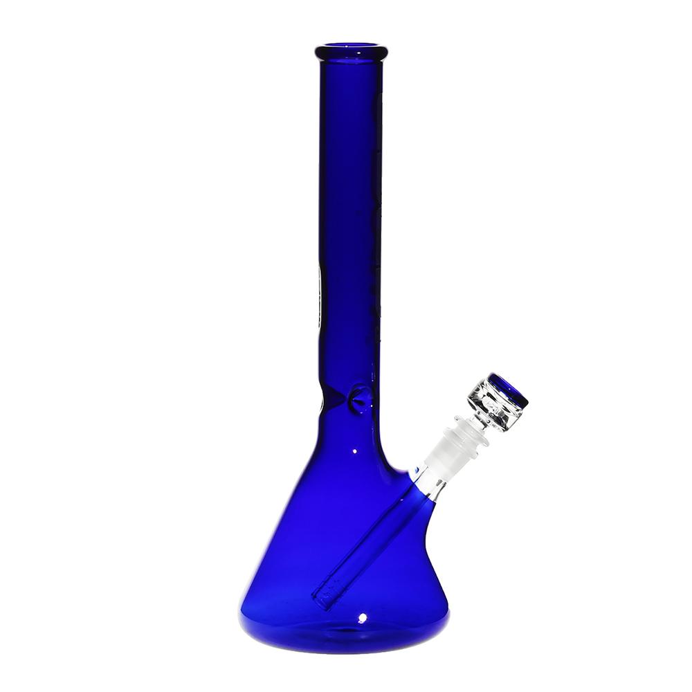 Pure Glass - 14" 38mm x 4mm - Beaker - Blue (WPPU-00009)