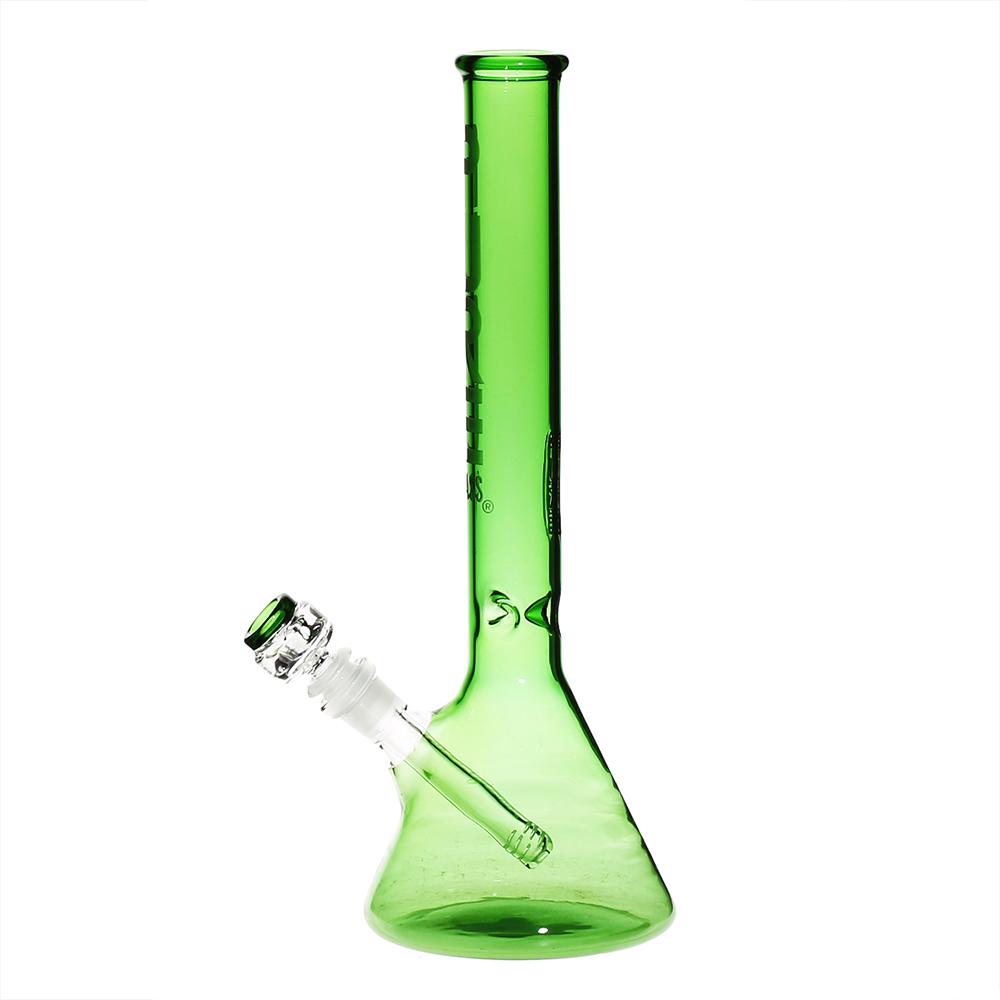 Pure Glass - 14" 38mm x 4mm - Beaker - Green (WPPU-00015)