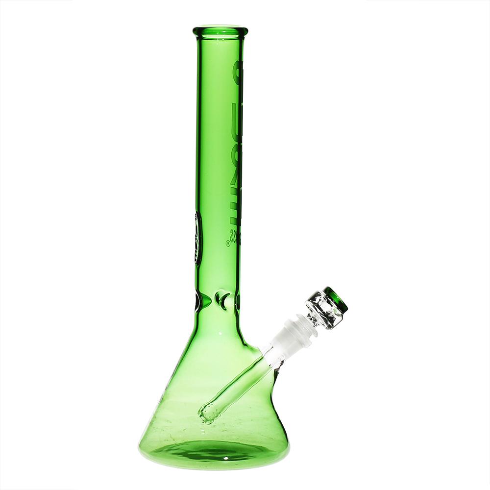 Pure Glass - 14" 38mm x 4mm - Beaker - Green (WPPU-00015)