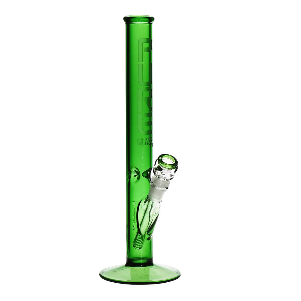 Pure Glass - 14" 38mm x 4mm - Straight - Green (WPPU-00016)