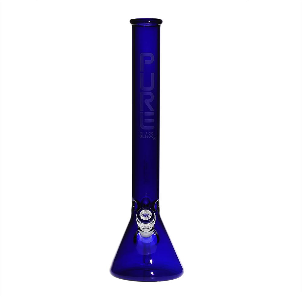 Pure Glass - 18" 50mm x 5mm - Beaker - Blue (WPPU-00073)