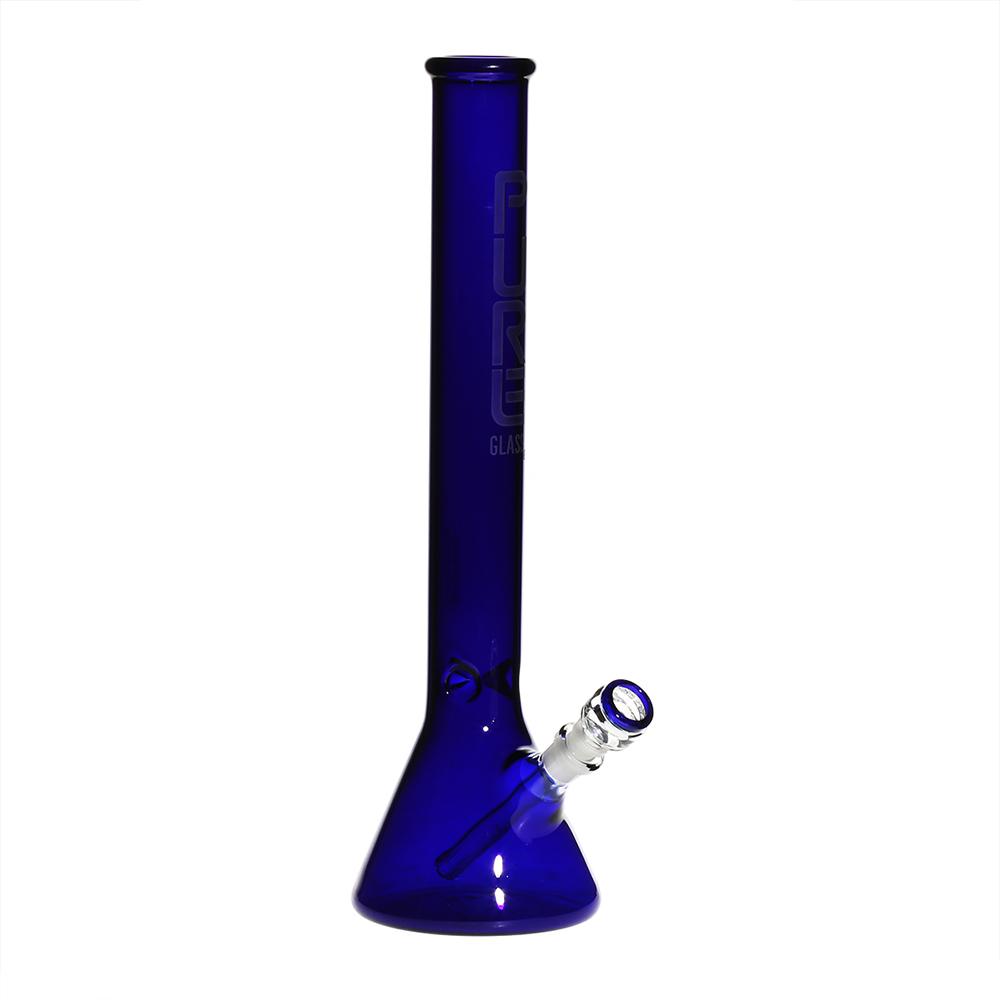 Pure Glass - 18" 50mm x 5mm - Beaker - Blue (WPPU-00073)
