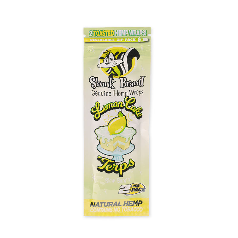 Skunk Brand Terp-Infused 2pk Pouch Lemon Cake Hemp Wrap