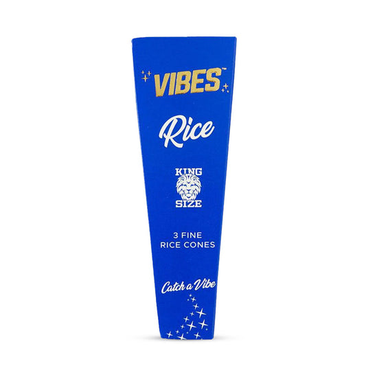 Vibes Cones King Size - 3pk -  Rice