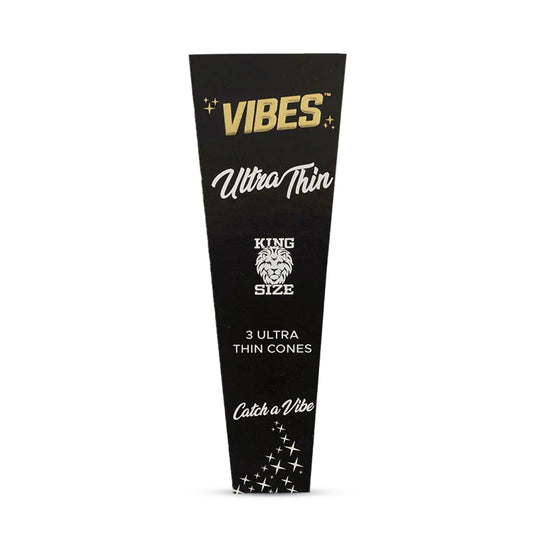 Vibes Cones King Size - 3pk - Ultra Thin