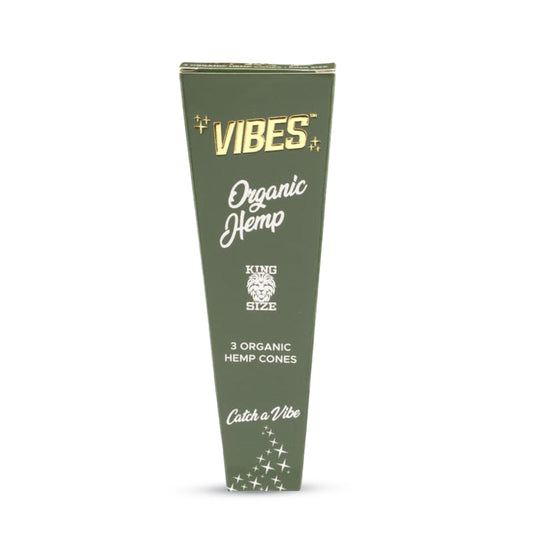 Vibes Cones King Size - 3pk- Organic Hemp