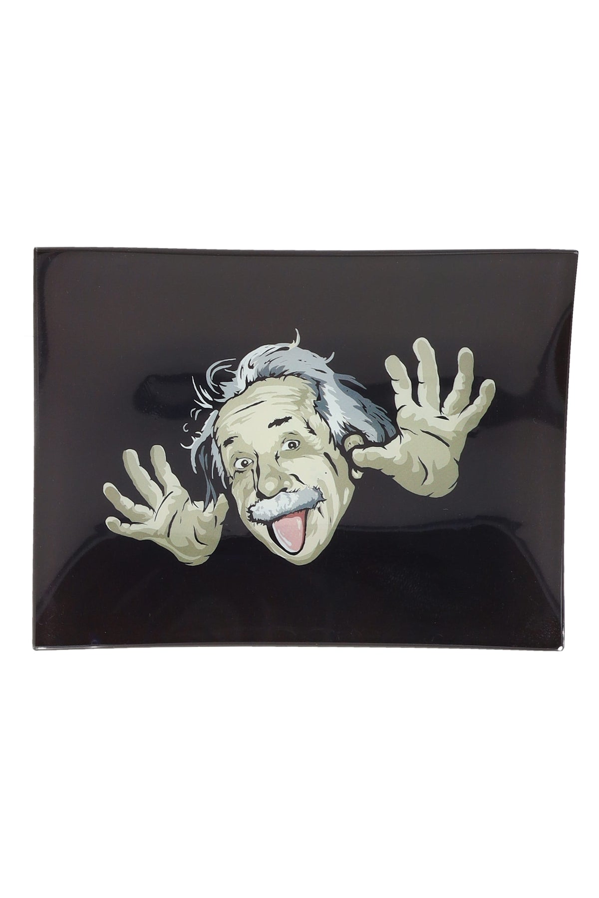 Small Art Glass Rolling Tray – 6½″ × 4¾″ – Selectable Designs