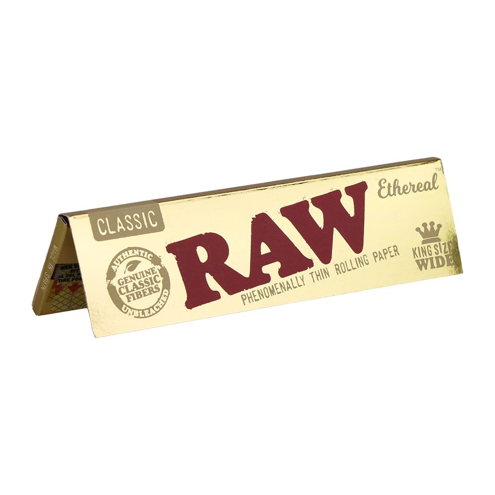 24CT DISPLAY - Raw Ethereal Rolling Papers - Classic / 50pc / 1 1/4"