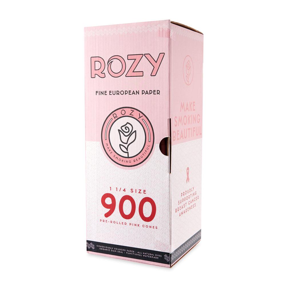 Rozy Pink 1 ¼ Size Pre-Rolled Cones – 900ct Bulk