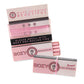 Rozy 1 1/4 Size Pink Rolling Paper and Tips - 2 Packs of 50 Papers and 16 Tips