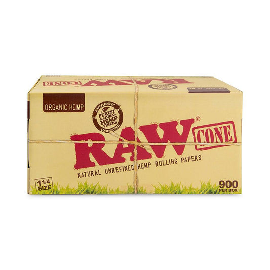 Raw Organic Hemp 1 1/4 Cones Bulk  - 900ct