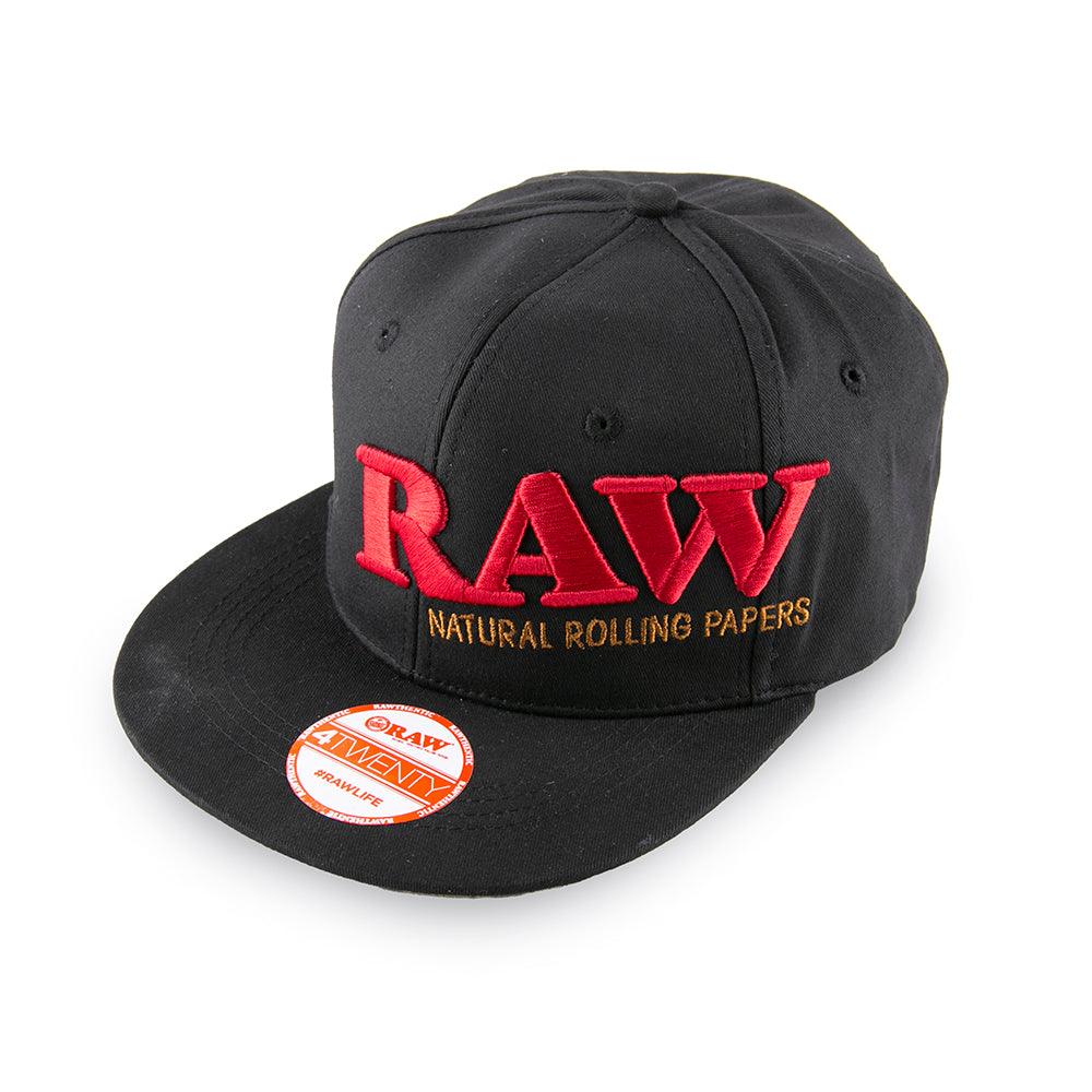 RAW Flex Fit Hat - Black - Large/XL