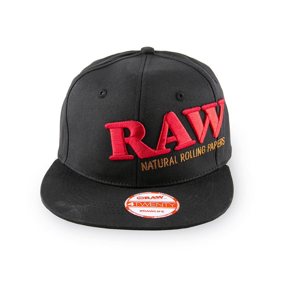 RAW Flex Fit Hat - Black - Large/XL