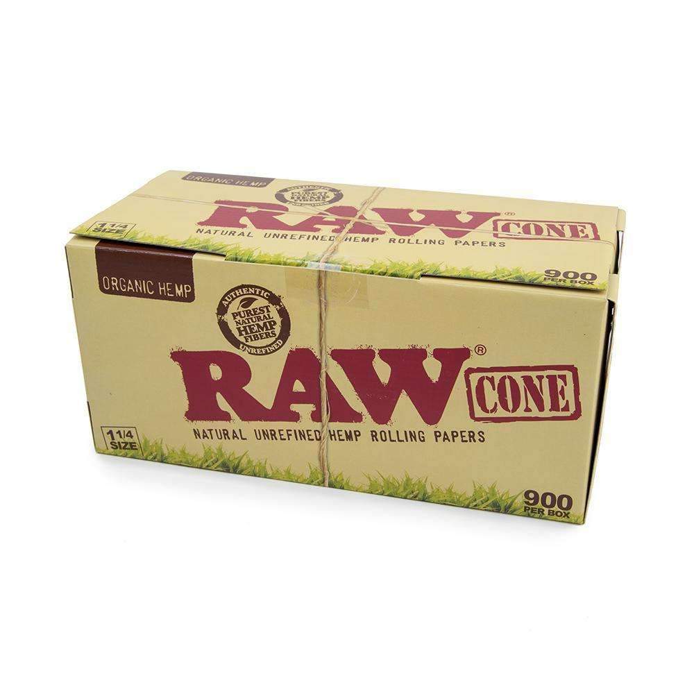 Raw Organic Hemp 1 1/4 Cones Bulk  - 900ct