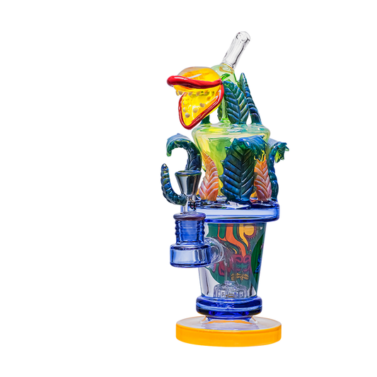 Cheech Glass 10.5" Venus Fly Trap Water Pipe