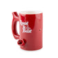 Roast and Toast Ceramic Mug - Red - Large