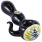Crush Eye Candy Black Onyx Tusk Hand Pipe - Vibrant Borosilicate Glass 4.5"