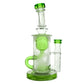 Calibear Sandblasted Klein Recycler Dab Rig with Seed of Life Perc – 8” Glass Rig