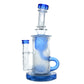 Calibear Sandblasted Klein Recycler Dab Rig with Seed of Life Perc – 8” Glass Rig
