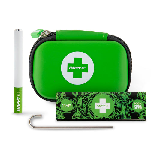 Happy Kit Mini Dry Herb Smell Proof Travel Kit - Green