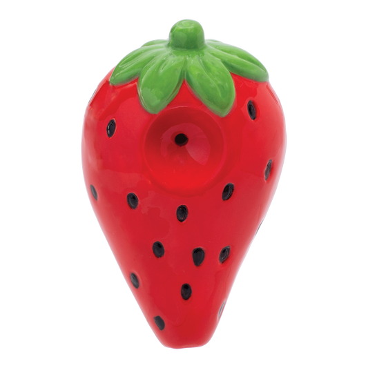 Wacky Bowlz 3.5” Ceramic Pipe – Strawberry